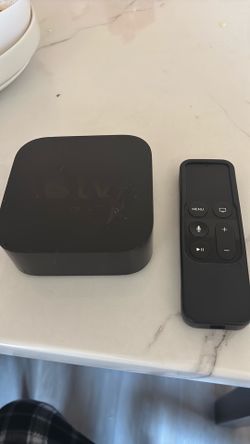 Apple TV with remote