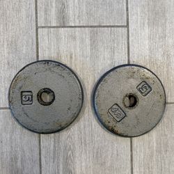 10 Lbs Total. 1” Standard Barbell Weight Plate