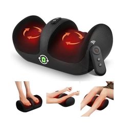 Shiatsu Foot, Calf Massager w/Heat - Cordless