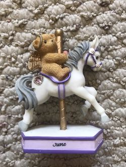 Cherished Teddies June Carousel Figurine