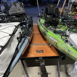 Kayak Trailer  Only . Trailer Is Adjustable And Will Hold Two 14 Ft   Kayaks