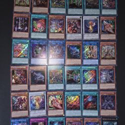 Yugioh Lot Of 36 Secret Rare Cards From Rarity Collection 5