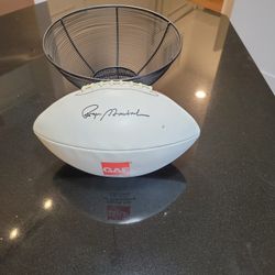 Roger Staubach Signed Football 