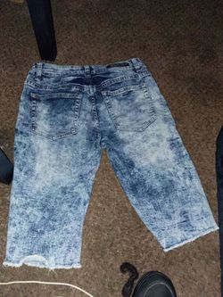 Blue jeans shorts size 32 new