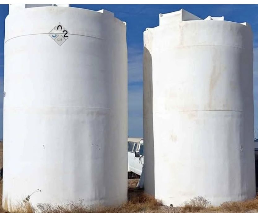 6000 Gallon Vertical Water Storage Tank