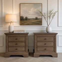 ✨ 🤎 Pottery Barn Sausalito Inspired Nightstands | End Tables | Bedside Tables | Bedroom Furniture ✨ 🤎