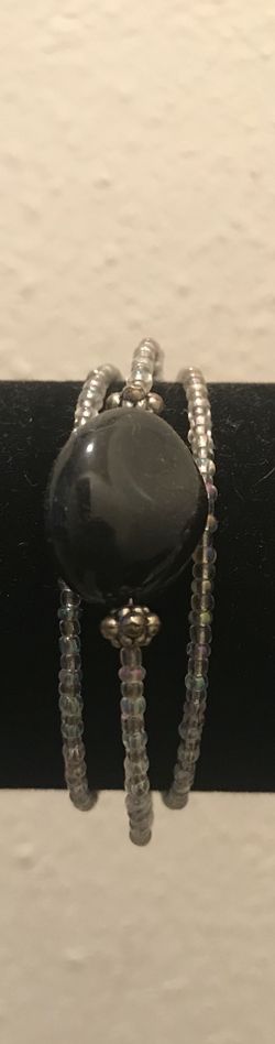 Beaded wrap bracelet