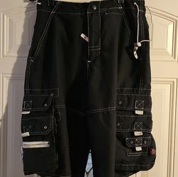 Macgear Shorts black size 30 goth emo rave