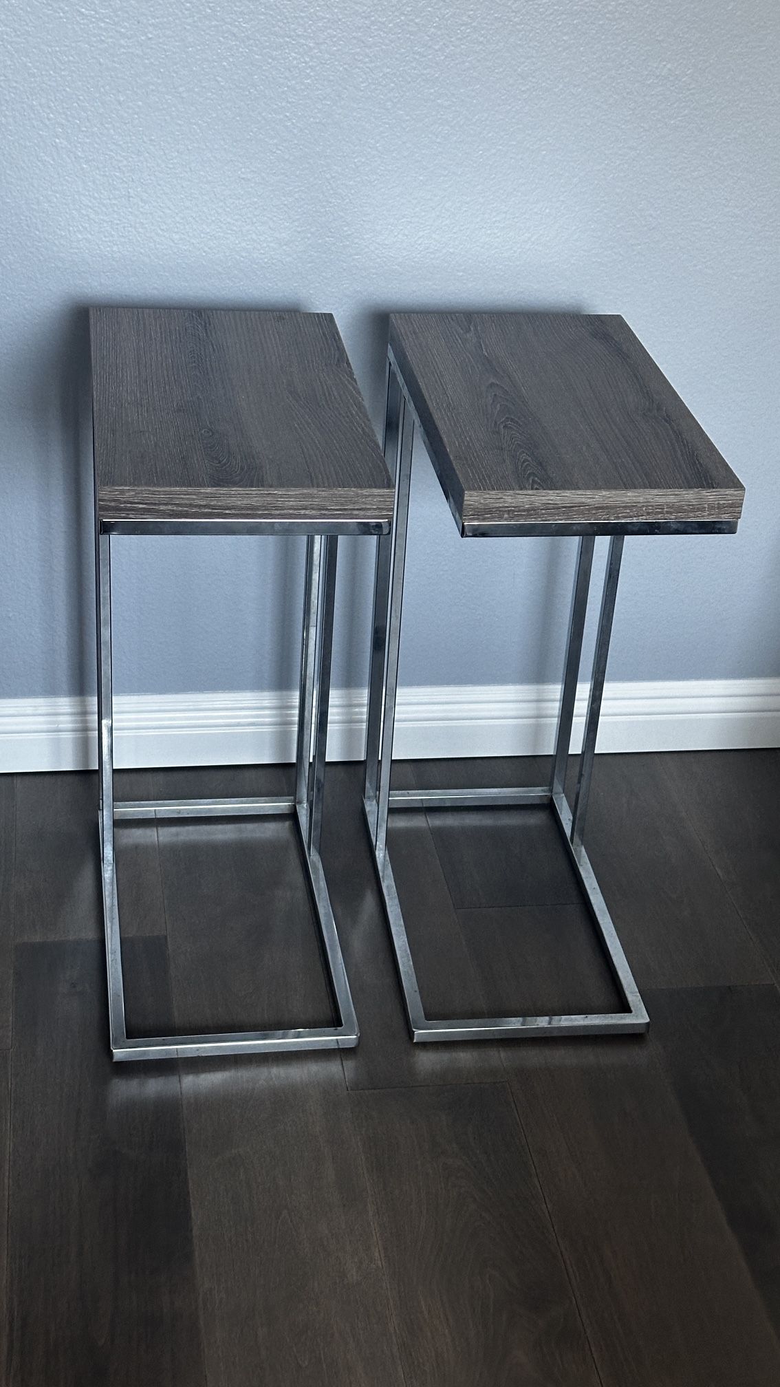 C-Shaped Sofa Side Tables - Set of 2