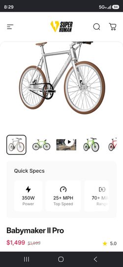 Electric Bike FLX Babymaker 2 PRO / Electric Road Bike