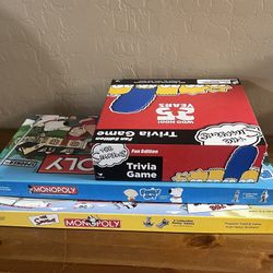 Games, Simpsons, Family Guy
