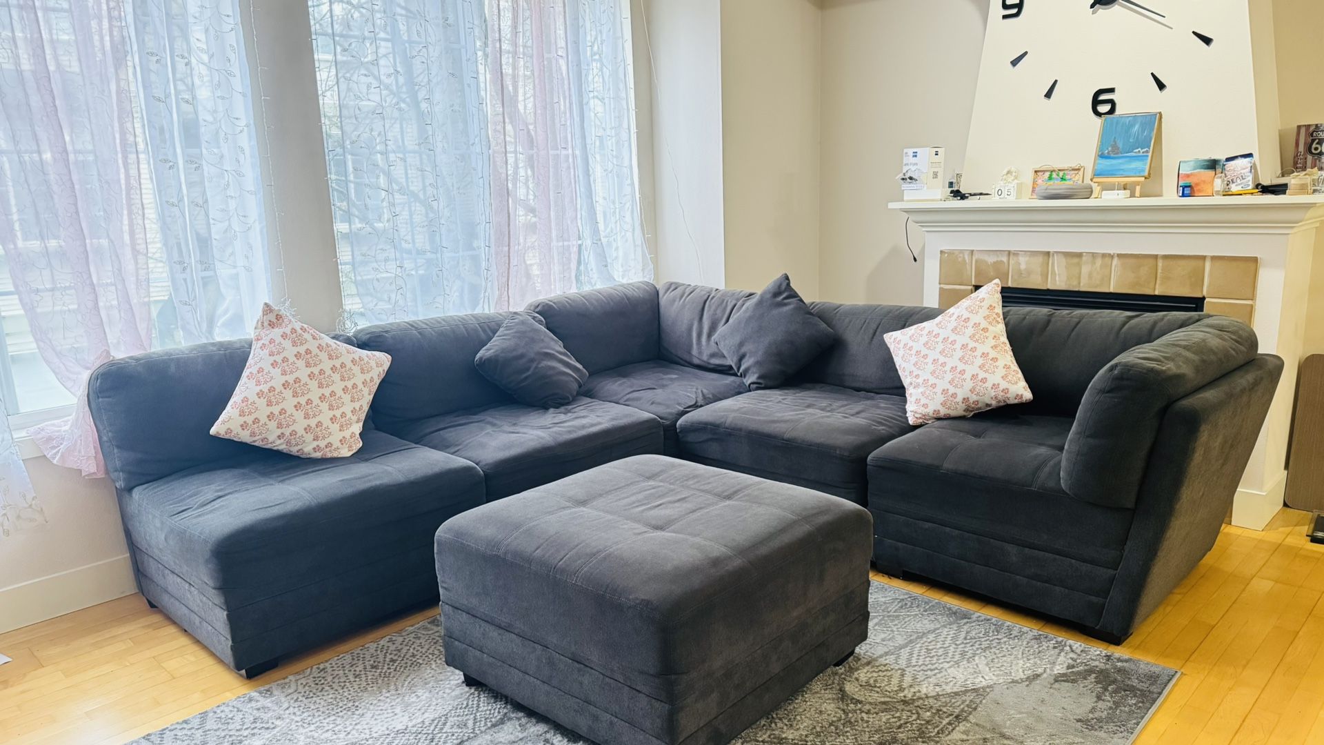 Thomasville Tisdale Modular Sectional (6-Piece) – Taupe | Includes Storage Ottoman Selling my Tisdale modular sectional in excellent used condition.