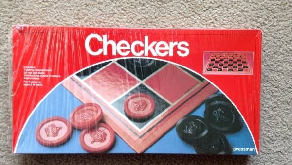 New! Fun Board Game - Checkers - 6+ Ages