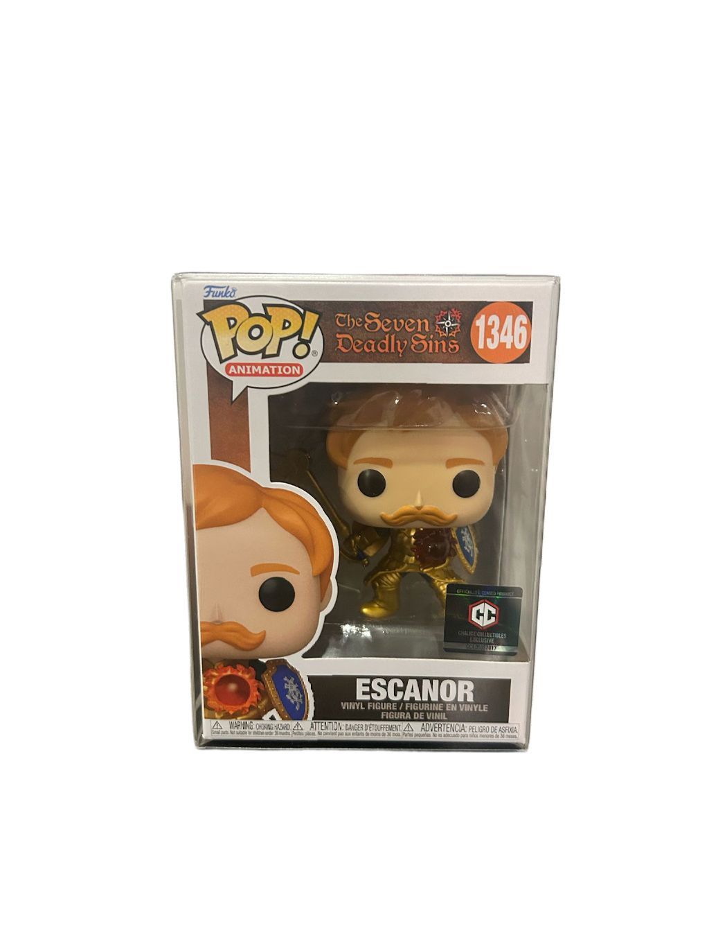 Funko Pop! The Seven Deadly Sins Escanor #1348 Metallic