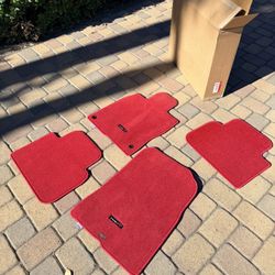 HONDA / ACURA Type R Red floor mats OEM for Civic