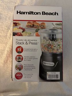 Hamilton Beach Stack & Press Food Chopper