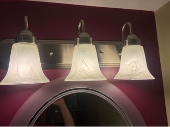 3-Light Vanity Fixture Excellent Brushed Nickel