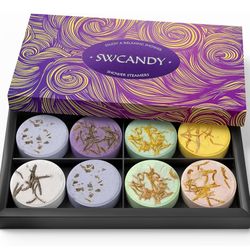 Shower Steamers Aromatherapy Birthday Gifts for Women - SWCANDY 8 Pcs Valentines Day Decorations, Her Mom Adults Men Him Teen Self Care with Natural E