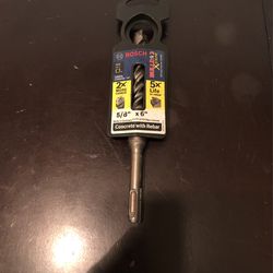 bosch 5/8” x 6” drill bit Concrete With Rebar