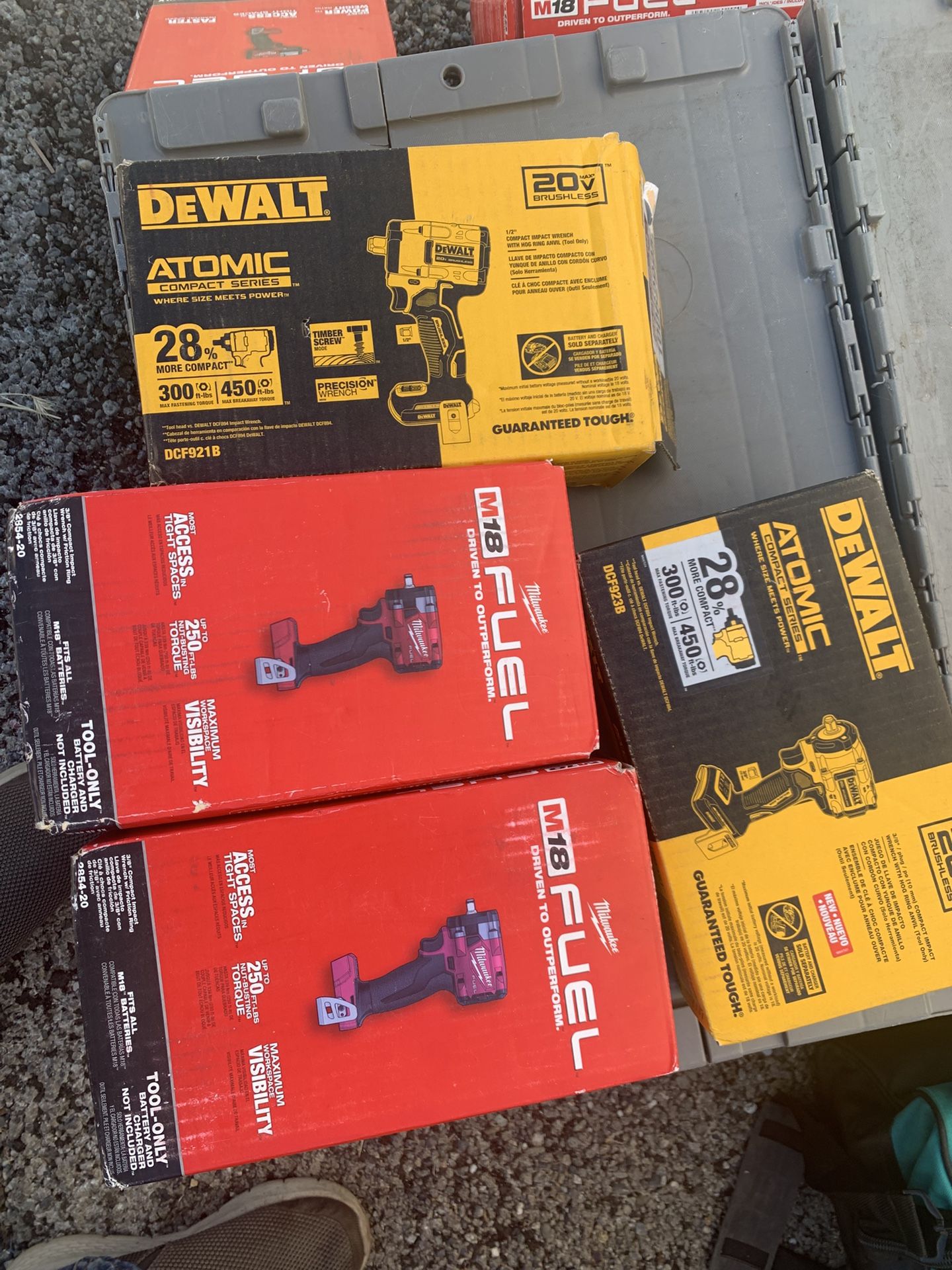 Milwaukee And Dewalt Impact Wrench New Everything Price Individual