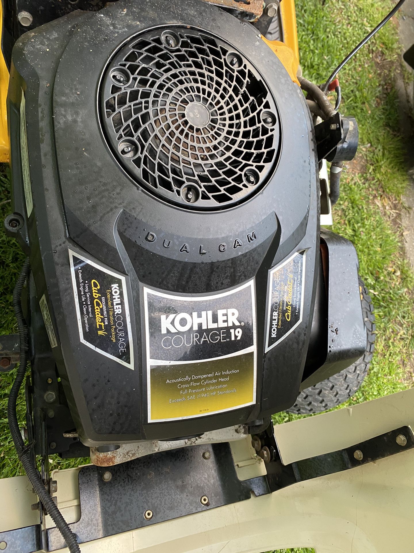 Kohler courage 19 hp engine 180 hours