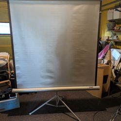 Projector Screen-Better Than White/Matte Screen - Freestanding