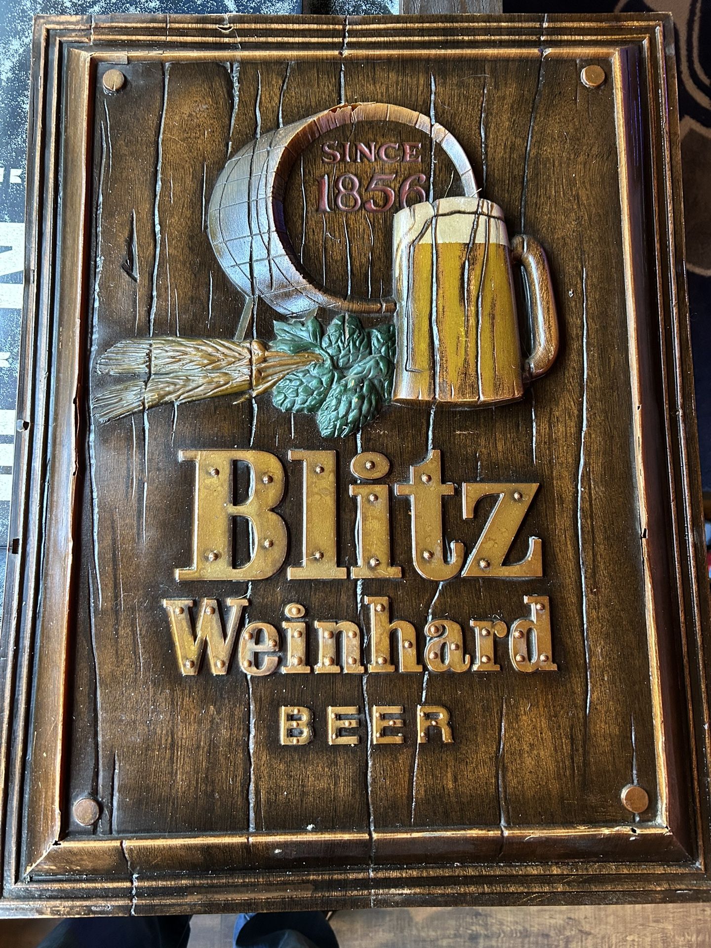 Blitz Weinhard Beer Sign