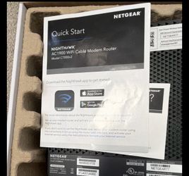 NETGEAR Nighthawk AC1900 C7000v2 DOCSIS 3.0 Cable Modem Router 4-Port