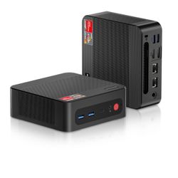 P4 Mini PC, AMD Ryzen 7 5700U, 32GB DDR4 RAM 1TB PCIe 3.0 SSD,Small Gaming Computer Supports 4K Triple Display,Dual LAN 2.5GbE,WiFi6E,BT5.2