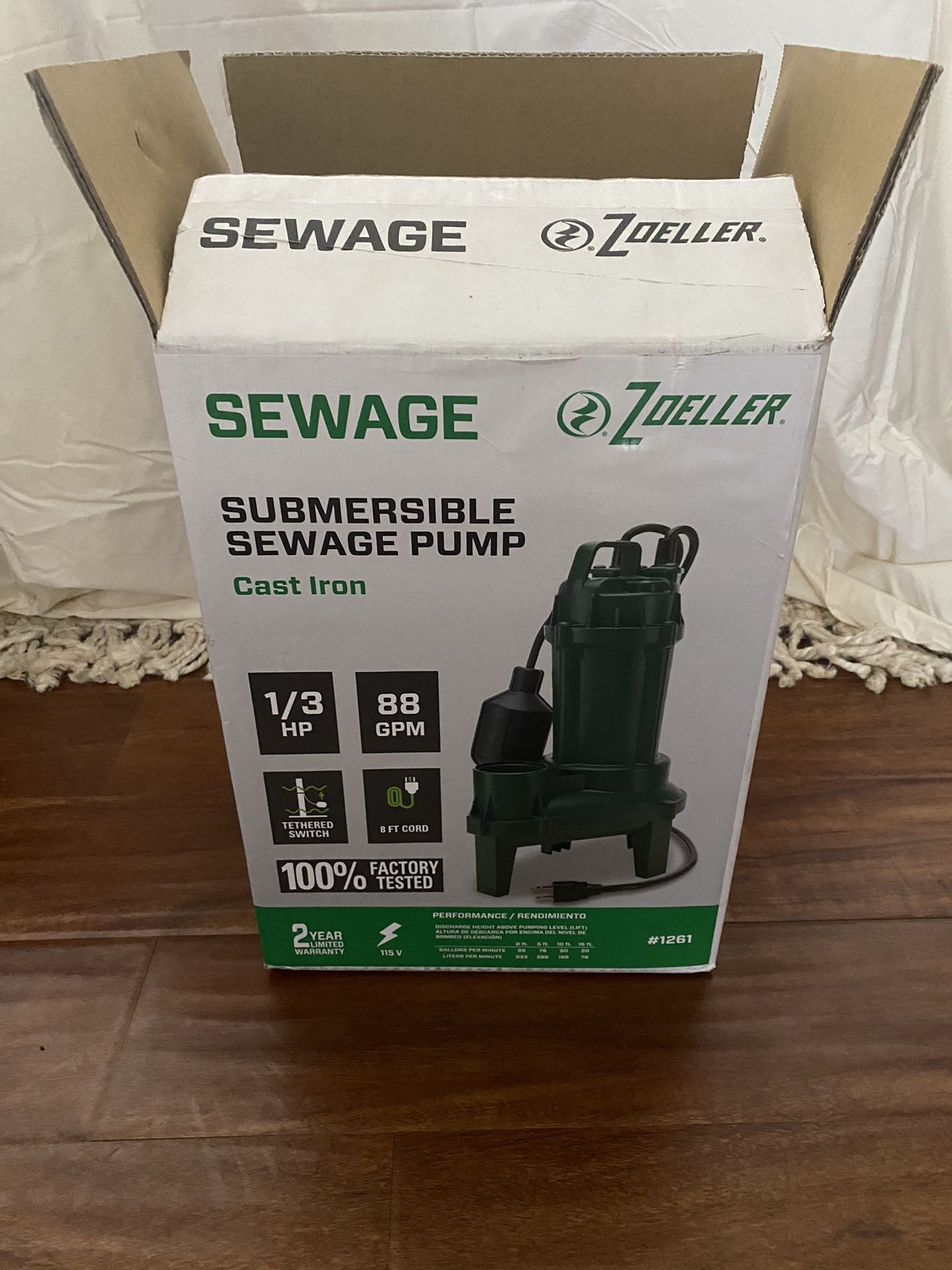 Zoeller Sewage Pump