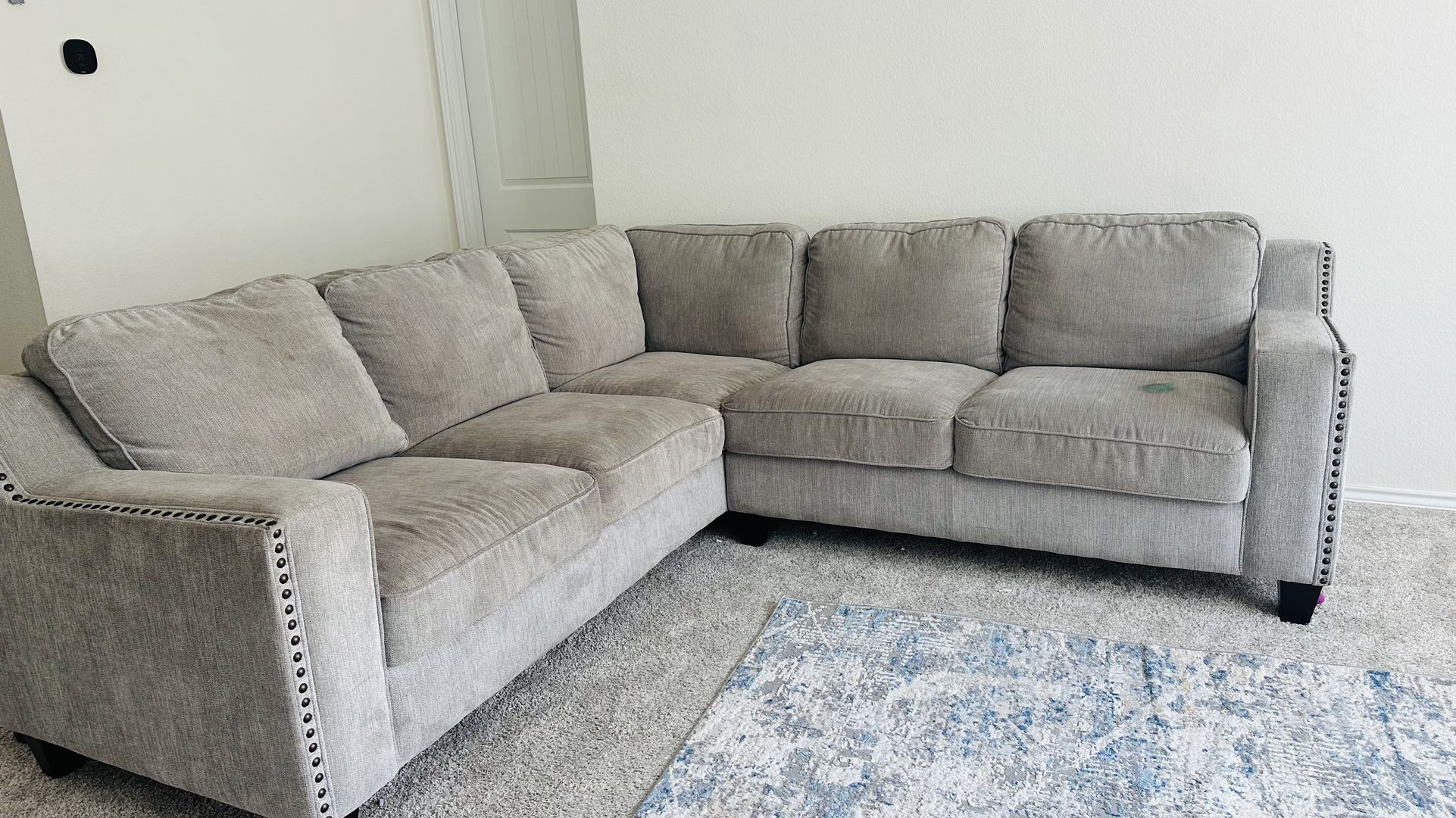 Fabric sectional- 2 Pieces 