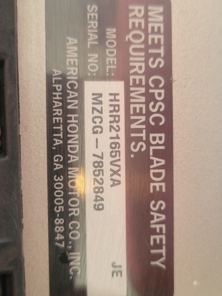 Honda HRR2165VXA 21" 3in1 Twin Blade self propelled smart drive lawn