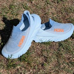 HOKA Restore TC Recovery Shoes - Illusion Dusk Blue - Men’s 7 / Women’s 8