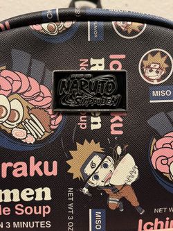 Bioworld Naruto Shippuden Ramen Ichiraku Noodle Bowl Black Mini Backpack Purse Amazon.com: Bioworld Naruto Shippuden Ichiraku Ramen  main image 4