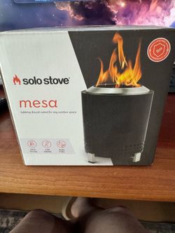 Mesa Solo Stove tabletop wood burning fire pit