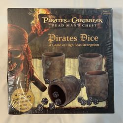 2006 Pirates of the Caribbean Dead Man's Chest Dice Board Game - New and Sealed