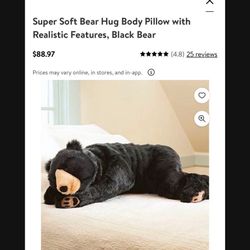Large Teddy Bear Body Pillow