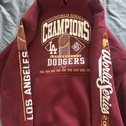 Dodgers back to back world series champions hoodie
