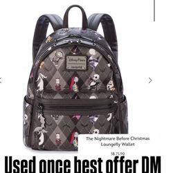 Loungefly Backpack And Wallet 