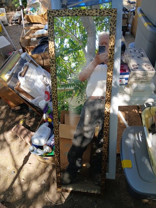 Full Lendth Mirror And Jewelry Cabinet