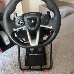 Ps5 Racing Wheel And Pedal With Stand
