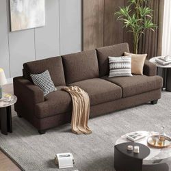 89 Inch Sofa with Extra Deep Seats Oversize, 3 Seater Sofa for Living Room,Modern Couch and Sofa, Comfy Armrests and Seats and Backrests, Easy Install