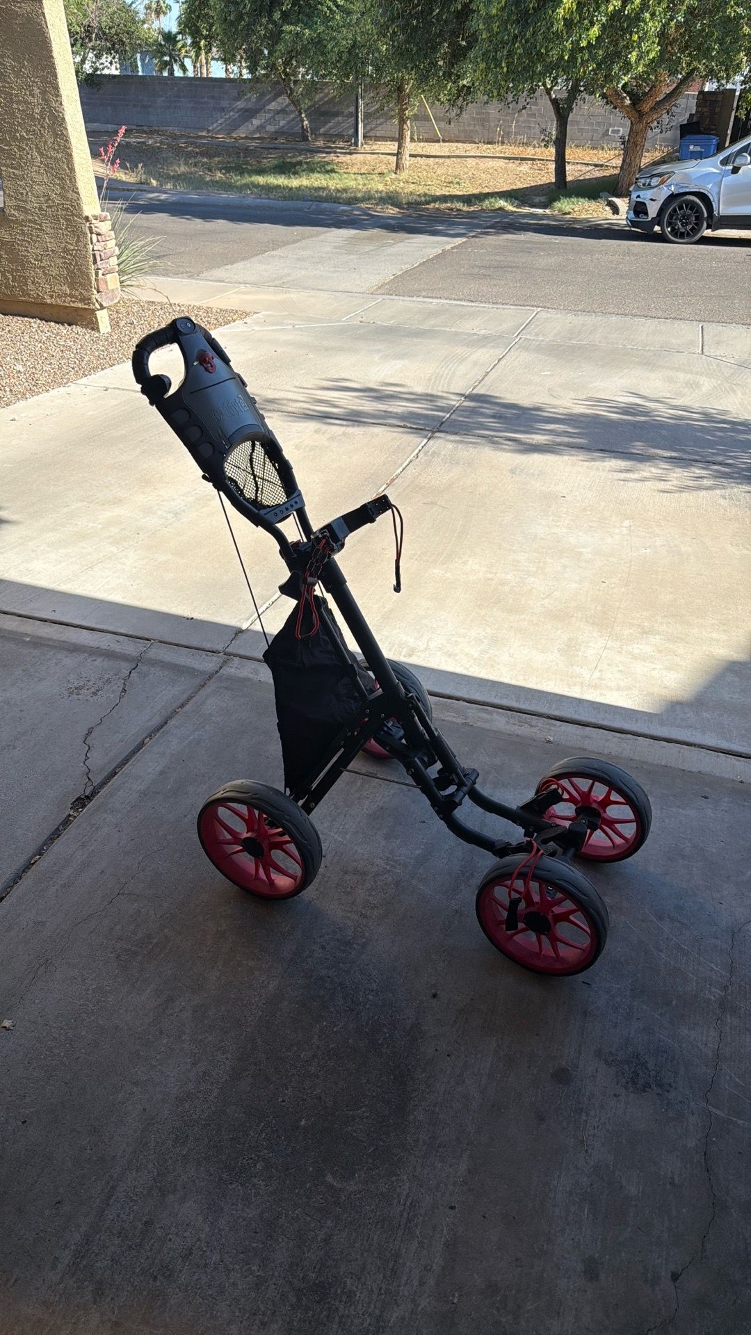 Caddy tek 4 wheel push cart