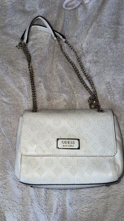 Guess White Purse