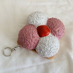 Coin Bag Keychain / Monedero y Llavero (Galleta Arcoíris)