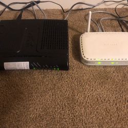 Arris Modem & Net gear Wireless Router 