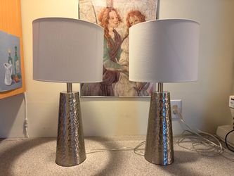 Pair modern lamps