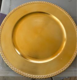 New  Gold chargers in box