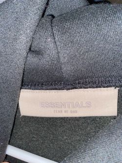 black essentials hoodie