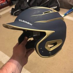 BoomBah Baseball Helmet - Blue & Gold